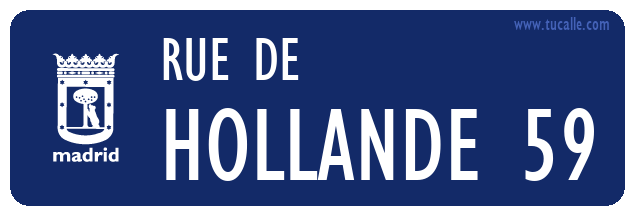 cartel_de_rue-de-Hollande 59_en_madrid